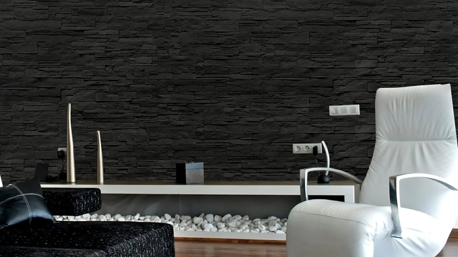 stone wall for living room - muros