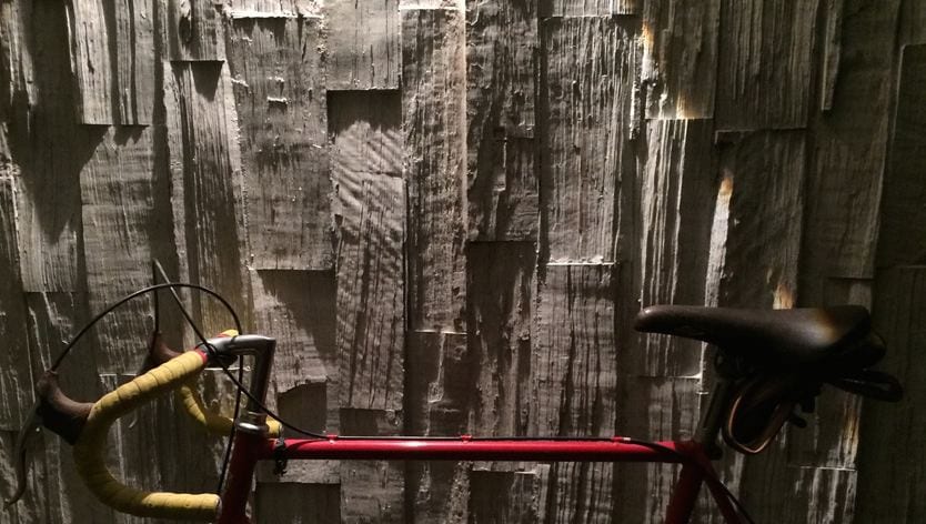 grey barrelwood wall panel texture - muros