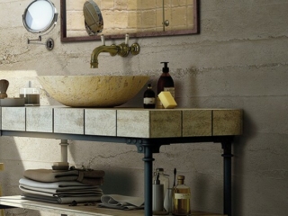 Aged Roughcast Bathroom 1