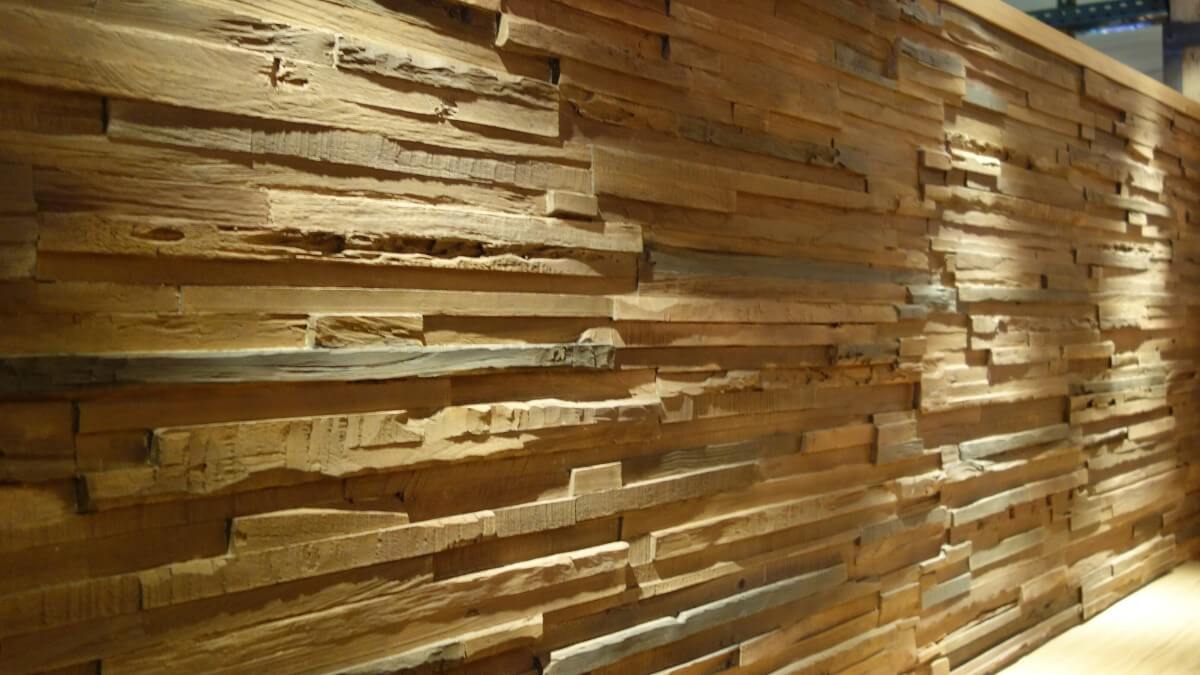 wooden wall panel department stores - muros