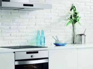 Muros White Slimline Brick-Kitchen Splasback