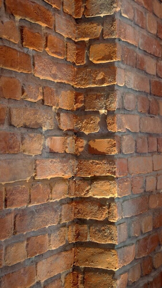 faux terracotta loft brick wall - muros