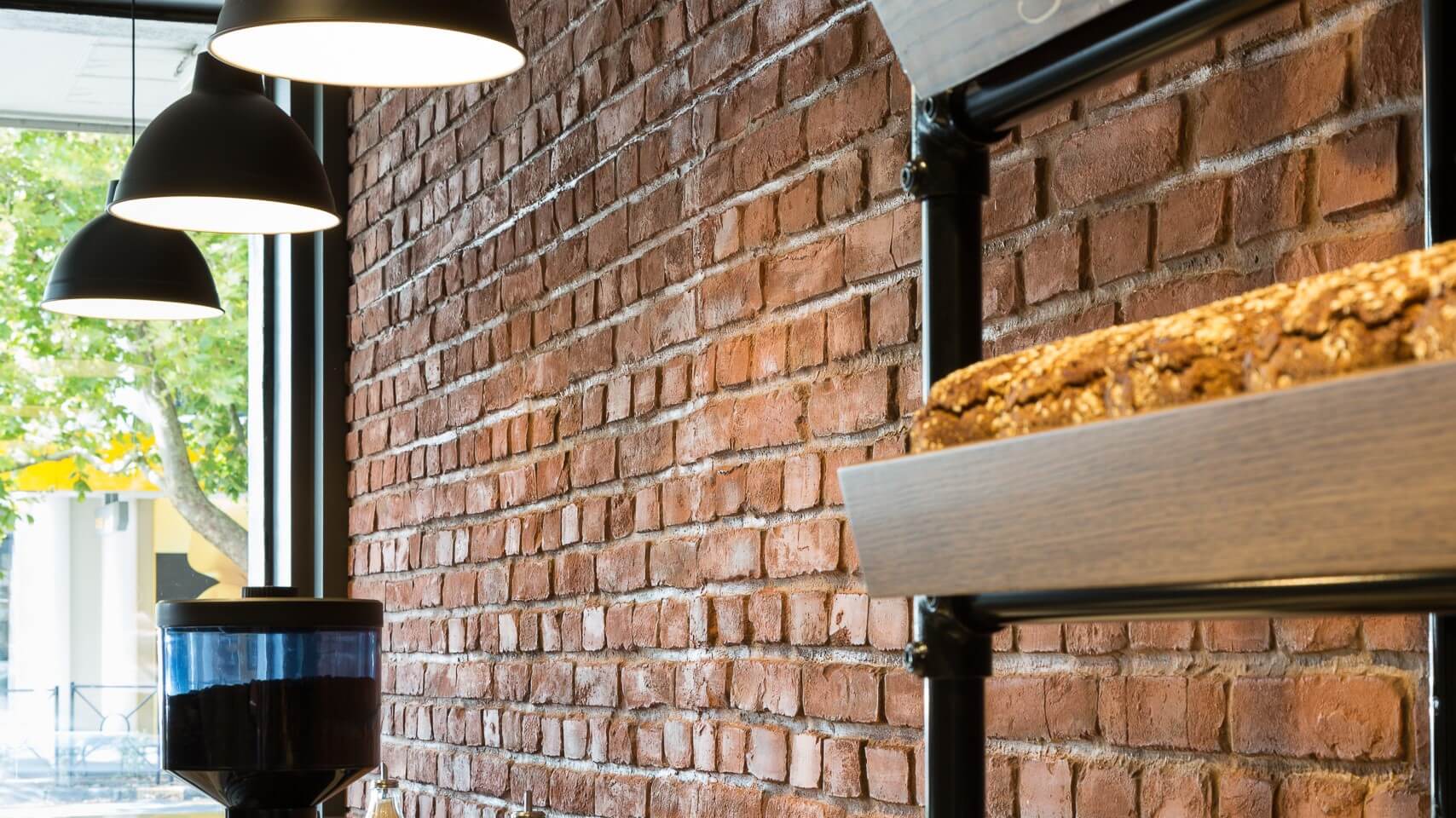 bakery brick wall panel - muros