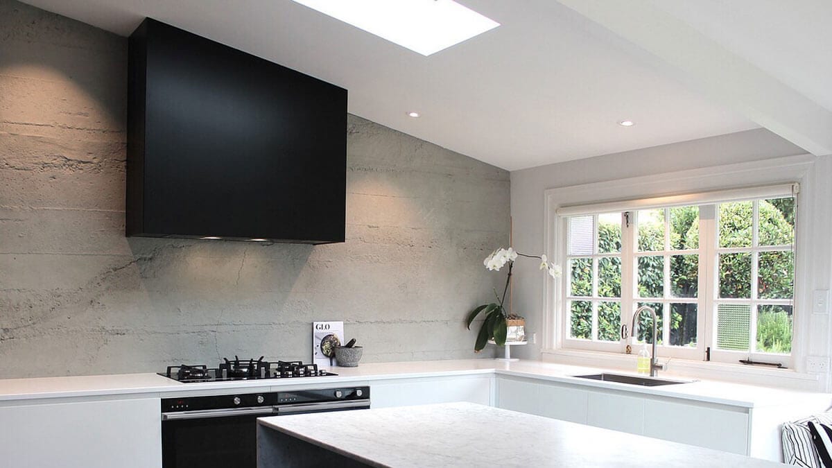 modern kitchen grey stone 3m wall panel - muros