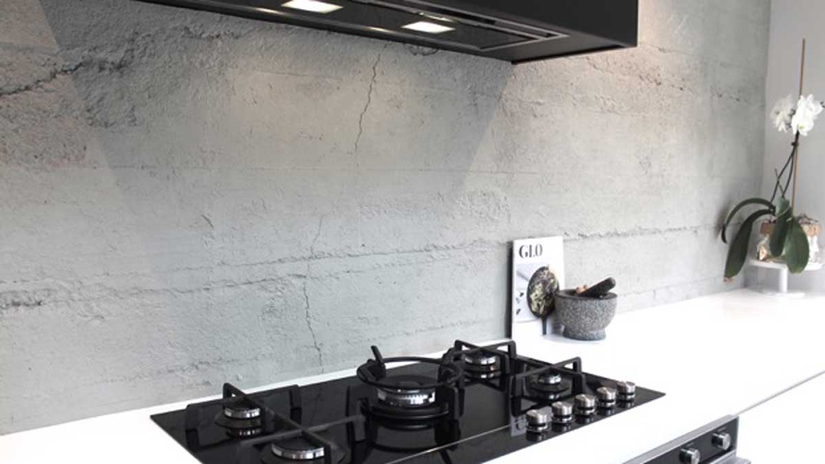 modern kitchen interior stone 3m wall panel - muros