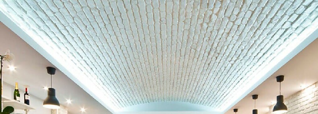 Muros White Loft Brick for cafe ceiling