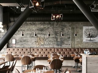 Commercial Hospitality Ash Wooden Sleepers Auckland Restaurant Fit out