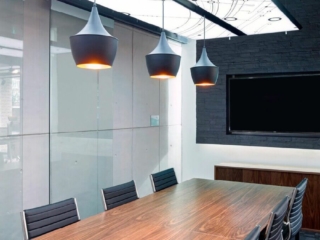 Muros Grey Polished Concrete-Office Meeting Room-Feature Wall