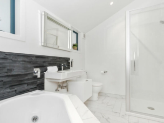 Residential Bathroom Black Wedgewood