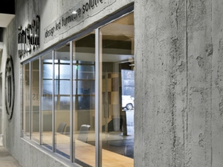 Commericial Grey Roughcast Concrete Formwork Concrete Wall Panelsl