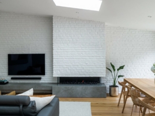 Residential Fireplace-White Loft Brick-Auckland Residential Fireplace White Loft Brick Auckland