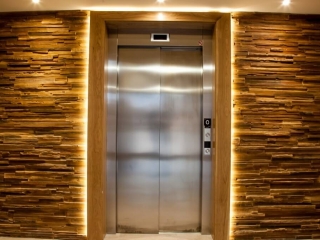 Commercial Hotel Brown Wedgewood Hallwat Elevator