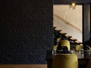 Commerical Hospitality Black Loft Brick Resturant