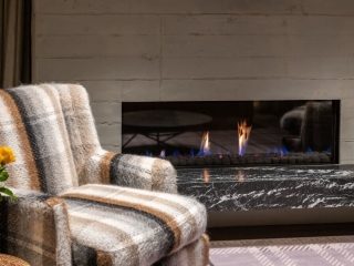 Residential-Grey Concrete Boards-Fireplace Residential Grey Concrete Boards Fireplace