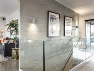 Residential-Stairway-Grey Roughcast Concrete-Omaha Residential Stairway Grey Roughcast Concrete Omaha