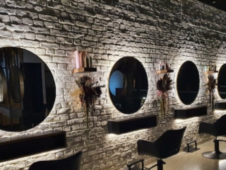 Commercial Services White Loft Brick Salon