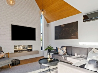 Residential-Fireplace-White Loft Brick-NZ Residential Fireplace White Loft Brick NZ