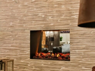 Residential Fireplace-Grey Schist Stone-Living Room-NZ Residential Fireplace Grey Schist Stone Living Room NZ