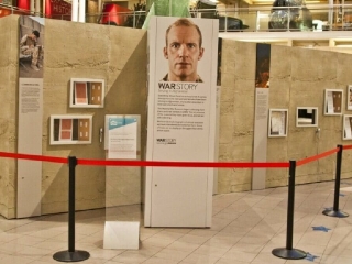 Commercial Entertainment Aged Roughcast Concrete Display
