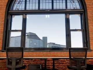 Commercial Workspace Burnt Red Loft Brick Arched Window
