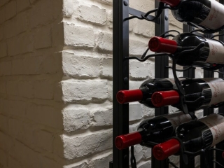 Commercial-Hospitality-White Loft Brick-Wine Cellar Wall Commercial Hospitality White Loft Brick Wine Cellar Wall