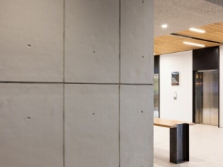 Commercial Institution Grey Polished Concrete