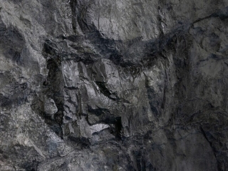 Commercial Institution Natural Rock Painted Black Wall