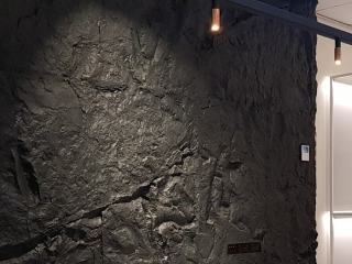 Commercial Retail Black Rock Counter Wall