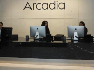 Commercial Workplace Grey Polished Concrete