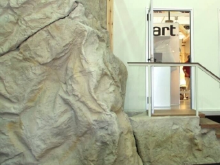 Commercial Workspace Natural Rock Textured Relief