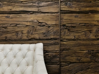Commercial Workspace Walnut Wooden Sleepers Zag
