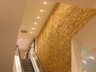 Commercial Institution Ochre Strata Stone