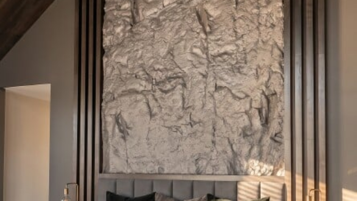 Residential Natural Rock repainted Bedroom