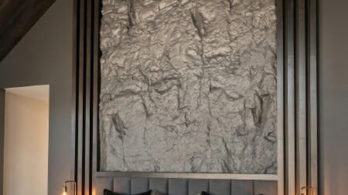 Residential Rock wall panels Bedroom Cambridge